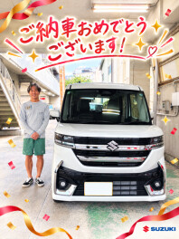 スペーシアカスタムのご納車させて頂きました！！